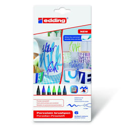 Edding 4200 Black, Blue, Cyan, Green, Light Green, Purple 6 pc(s)