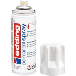 5200 permanent spray - traffic white glossy - 200 ml - acrylic paint for painting and decorating glass, metal, wood, ceramic, plastic, canvas -