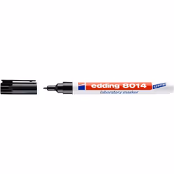 Edding 8014, Black, Bullet tip, Black, White, 1 mm, -183 - 500 °C, Foil, Glass, Porcelain