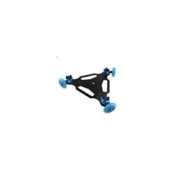 3 Wheel 360 Dolly Car Wheel Roller Slider Skater for DSLR Camera Camcorder Blue