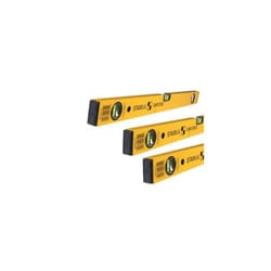 Stabila 17191 70-2 Double Plumb Spirit Level Pack 60cm, 120cm & 180cm