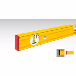 STABILA 80 AS-2 Spirit Level 3 Vial 19195 90cm 80AS 36" D/P, Yellow - Additional view 5