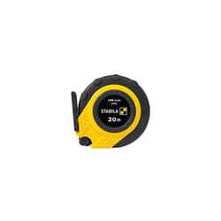 Capsule Tape Measure LBM 2000 Steel, 20 m, Steel Measuring Tape with Metric Scale and Nylon Wrap Coating, Universal Hook, Shatterproof Capsule, MID