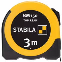 Stabila 19839 BM150 Top Read Pocket Tape 3m (Width 16mm) (Metric only)