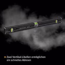 Spirit Level Set 80 AS-2 Dark Shadow 2-Piece 60cm 120cm