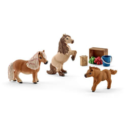 schleich HORSE CLUB Miniature Shetland pony family