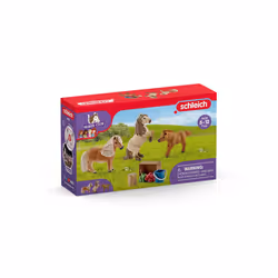 schleich HORSE CLUB Miniature Shetland pony family