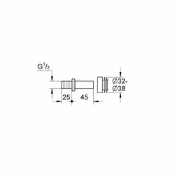 GROHE 37044000 faucet part/fitting