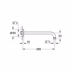 GROHE Rainshower Chrome 1 pc(s) - Additional view 4