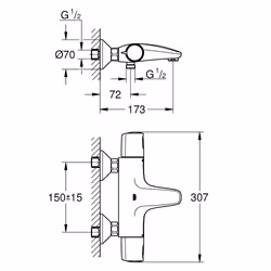 GROHE Precision Trend Chrome