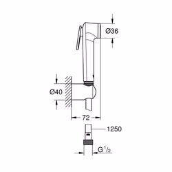 GROHE Tempesta-F Trigger Spray 30 shower system Chrome