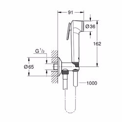 GROHE Tempesta-F Trigger Spray 30 Chrome - Additional view 2