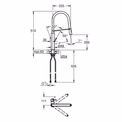 GROHE Concetto Chrome