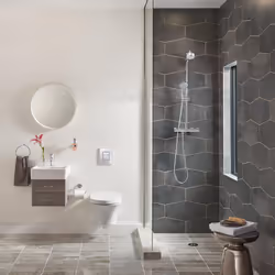 Grohe 3427100A Concetto S-Size Single-Handle Single-Hole Bathroom Faucet Without Pop-Up - 1.2 GPM  Starlight Chrome