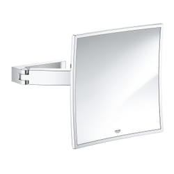 GROHE Selection Cube wall mirror Round Chrome