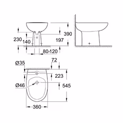 GROHE Bau Ceramic White