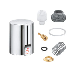 Grohe 46986000 Red Mixer Tap Handle Control Knob - Chrome (46986 000)