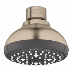 Grohe 26044EN1 1.75 GPM Tempesta Classic 100 4-Spray Shower Head  Brushed Nickel