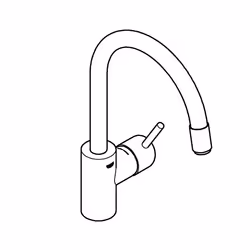 GROHE 32663003, Bathroom sink