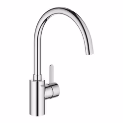 GROHE Eurosmart Cosmopolitan, Pull-out, Chrome, Lever handles, Single, 1/2", Type C