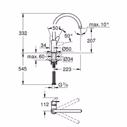 GROHE Start Curve Chrome