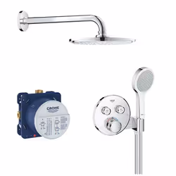 GROHE GROHTHERM SMARTCONTROL PERFECT SHOWER SET, 28.6 cm, 1.25 m, Wall, Chrome