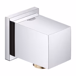 GROHE 26634000 Euphoria Cube Shower Wall Union, Starlight Chrome