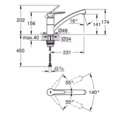 GROHE BauEco Chrome - Additional view 4