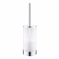 GROHE Selection, Toilet brush & holder, Chrome, Glass, Metal, Metal, 1 pc(s)