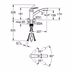 GROHE Eurosmart Chrome - Additional view 4