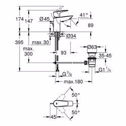 GROHE Start Edge Chrome - Additional view 5