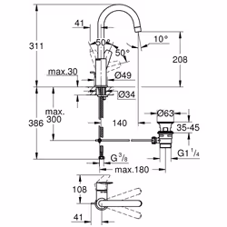 GROHE Start Edge Chrome - Additional view 5