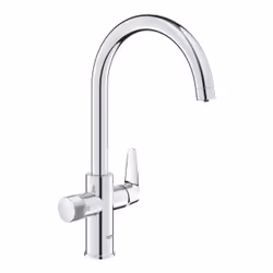 GROHE 30592000, Standard, Chrome, Lever handles, Single, 3/8", Type C