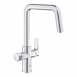 GROHE 30595000, Standard, Chrome, Lever handles, Single, 3/8", Type U