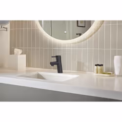 GROHE 342702431 Concetto  Single Hole Single-Handle S-Size Bathroom Faucet 1.2 GPM  Matte Black