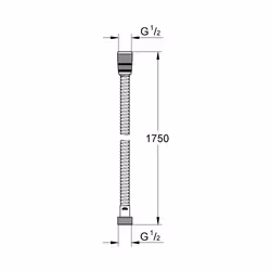 GROHE VitalioFlex Metal Long-Life Chrome - Additional view 2