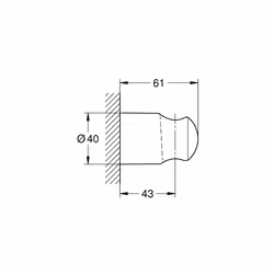 GROHE Vitalio Universal shower holder - Additional view 2