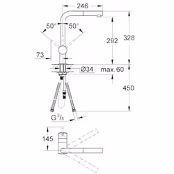 GROHE Minta Stainless steel - Additional view 2