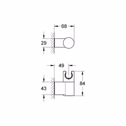 GROHE Rainshower shower holder - Additional view 2