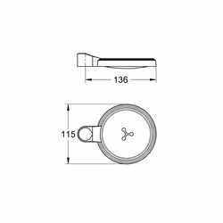 GROHE 27206000 soap dish