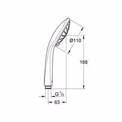 GROHE Euphoria 110 Massage shower holder