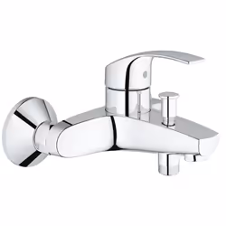 GROHE Eurosmart, Bathtub & shower, Lever handles, 1/2", Chrome