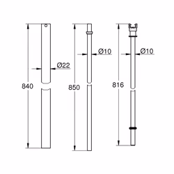 GROHE 48054000 shower system Chrome