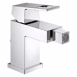 GROHE Eurocube, Chrome, Metal, Lever handles, Single, G3/8, 4.5 cm