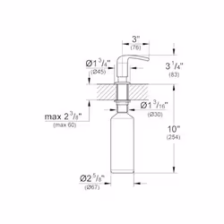 GROHE 40553 000 soap dispenser 0.4 L Chrome