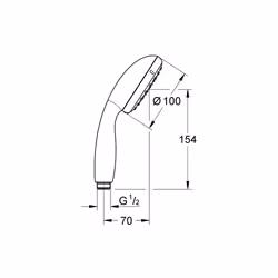 GROHE Vitalio Start 100 shower holder