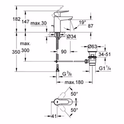GROHE BauEdge Chrome