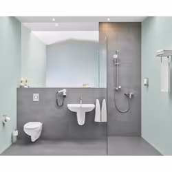 GROHE BauEdge Single Lever Shower Mixer Valve ONLY, Chrome, 23333 000 - Additional view 4