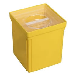 Allit 456341 storage box Storage basket Square Polypropylene (PP) Yellow