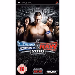 THQ WWE SmackDown vs. Raw 2010, PSP, PlayStation Portable (PSP), Multiplayer mode, T (Teen), Physical media